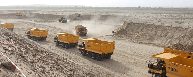 Mina de carbón del desierto de Thar en Pakistán